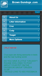 Mobile Screenshot of browngundogs.com